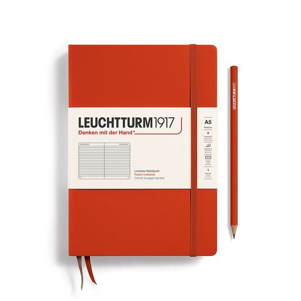 Leuchtturm 1917 Fox Red Ruled